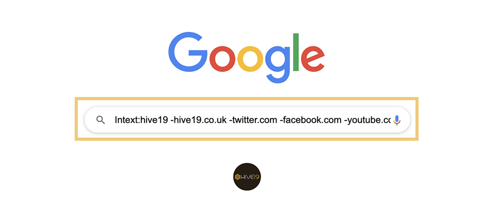 Intext Search excluding Socials